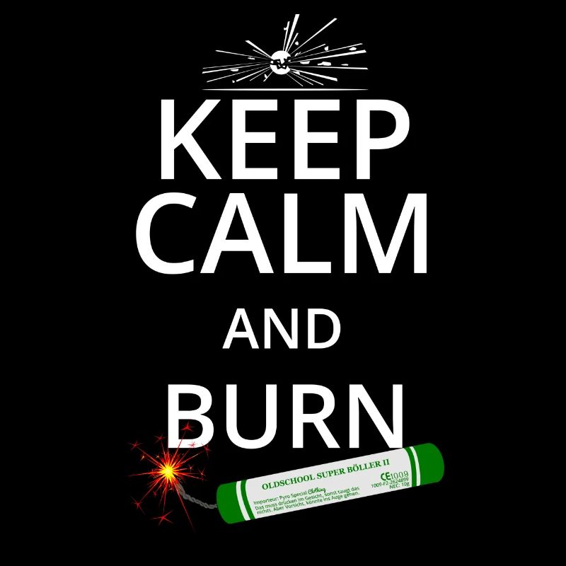 Les feux d'artifice du Nouvel An Pyro Keep Calm
