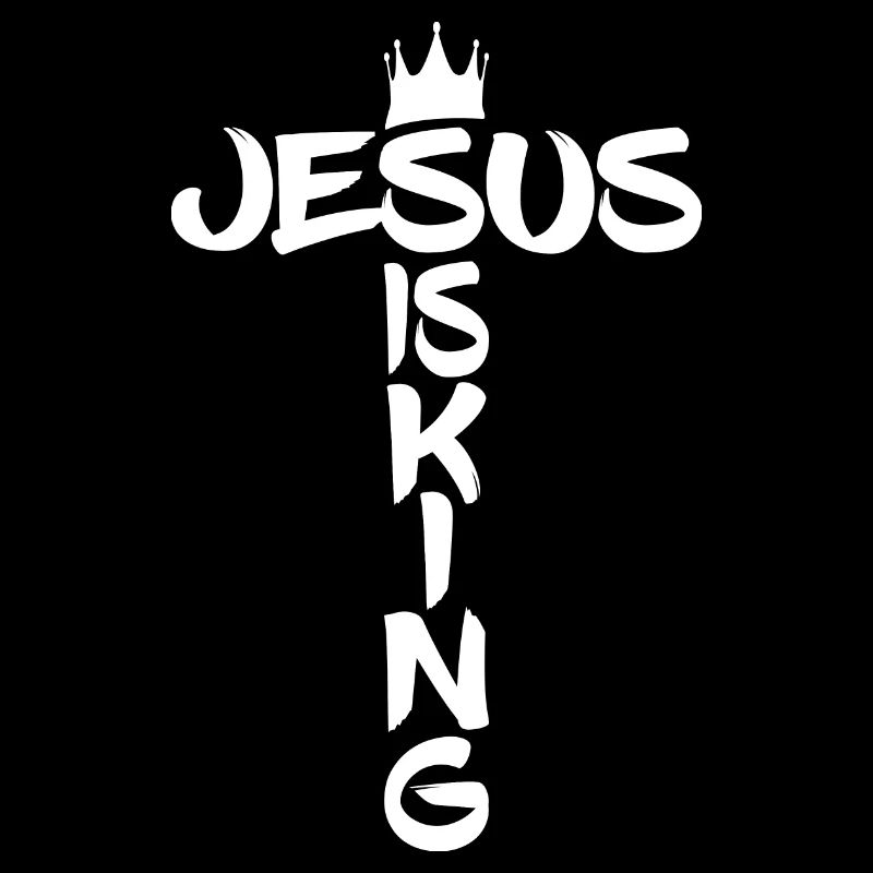 Jesus is King Cross Crown Gift for Christians