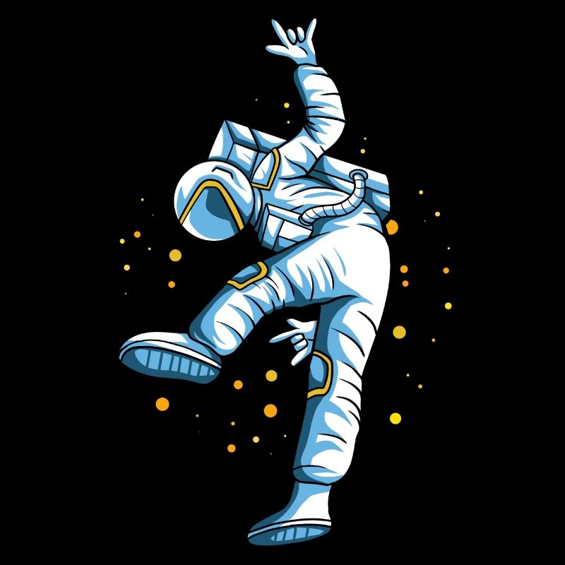 Les astronautes de l’espace extra-extérieur dansent