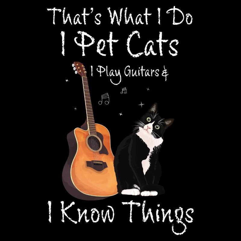 That's What I Do Cats Lover Guitar Ssay