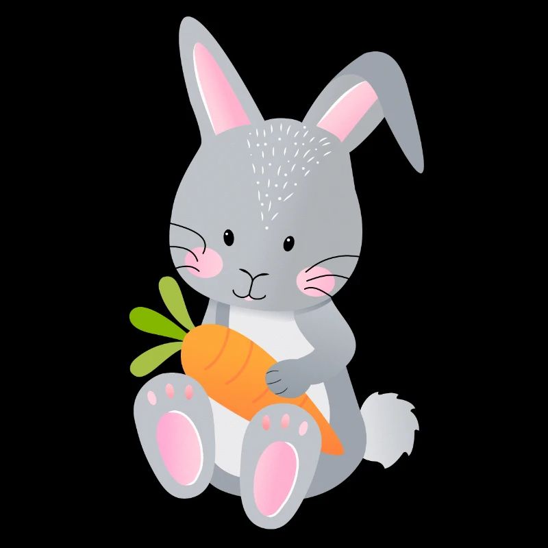 Baby with carrot