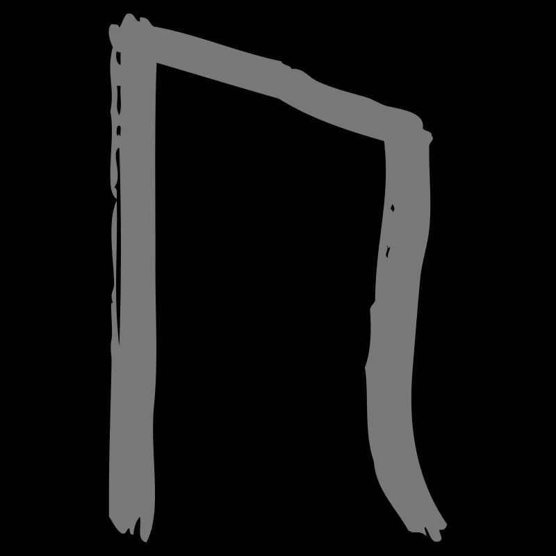 Symbol Wikinger Rune grau