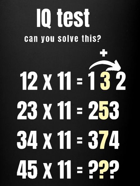 IQ test- Mathematics