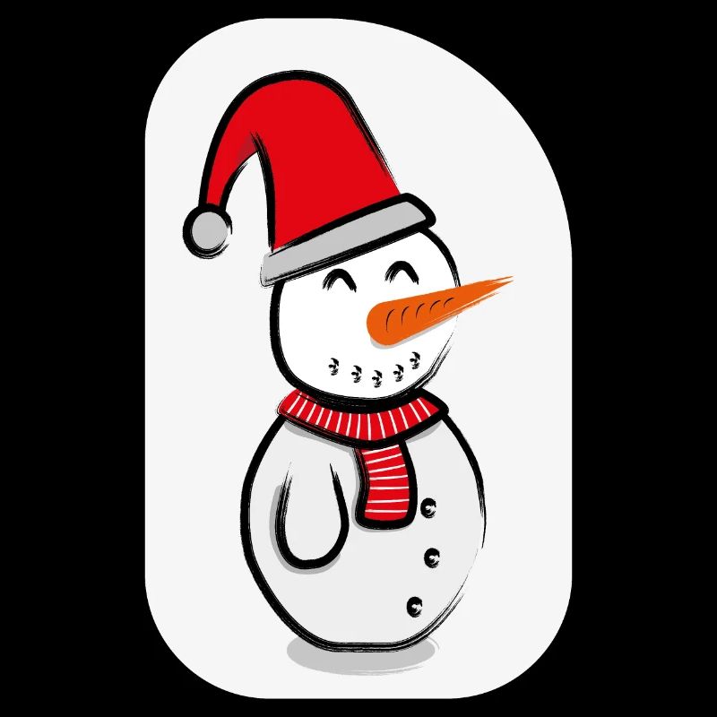 Schneemann mit hintergrund