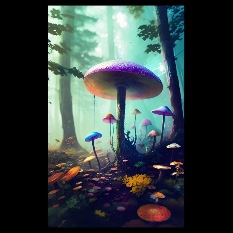 Forêt de champignons magiques 02