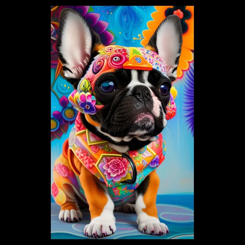 Peintures de bouledogue français