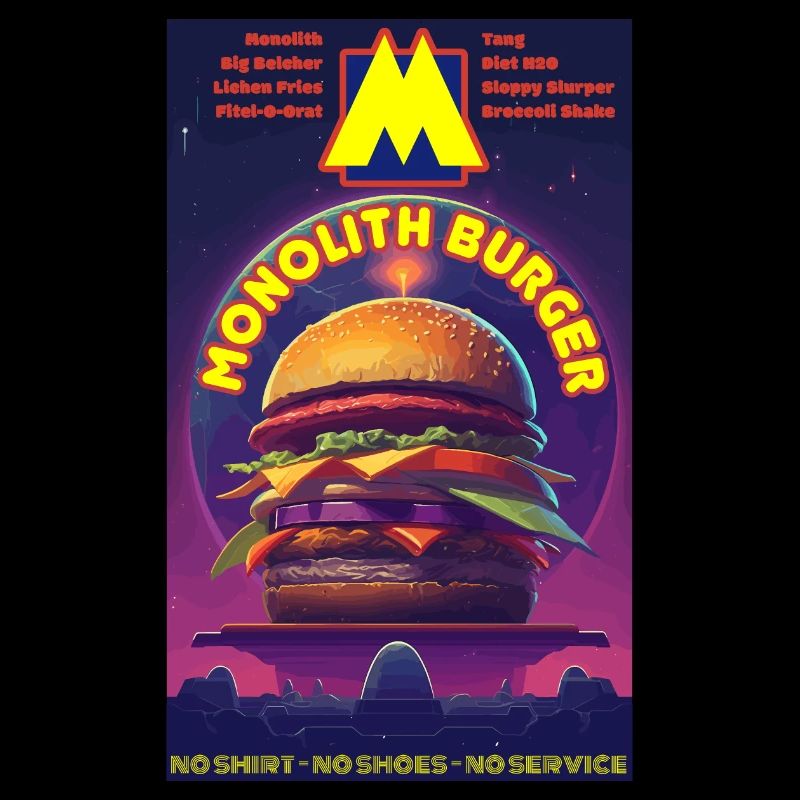 Burger monolithe