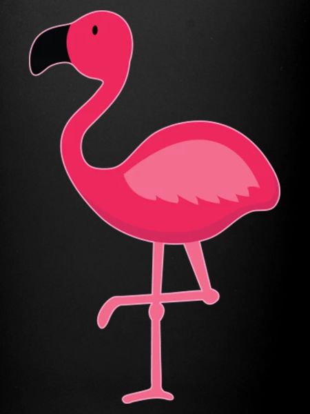 Mignon oiseau flamant rose