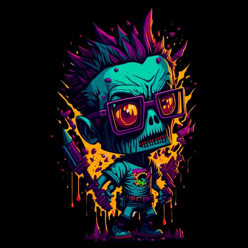 Bunter cooler Zombie