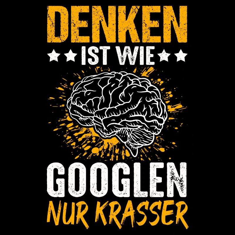 Thinking is like googling only crass brain informat.
