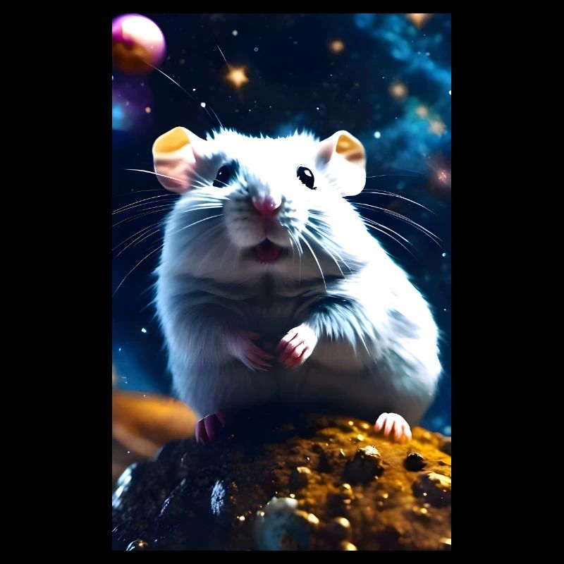 Hamster dans le cosmos