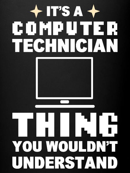 Lustiger Computerfreak Computertechniker