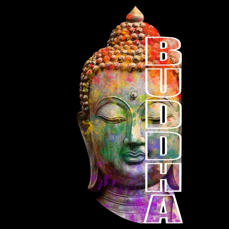 Regenbogen Buddha