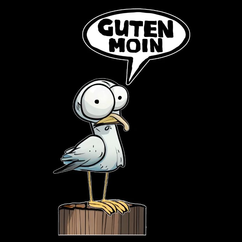 Guten Morgen Moin Möwe