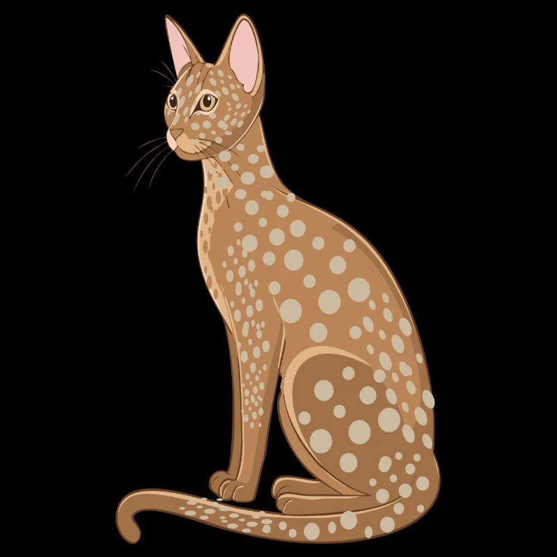 Cat with dots