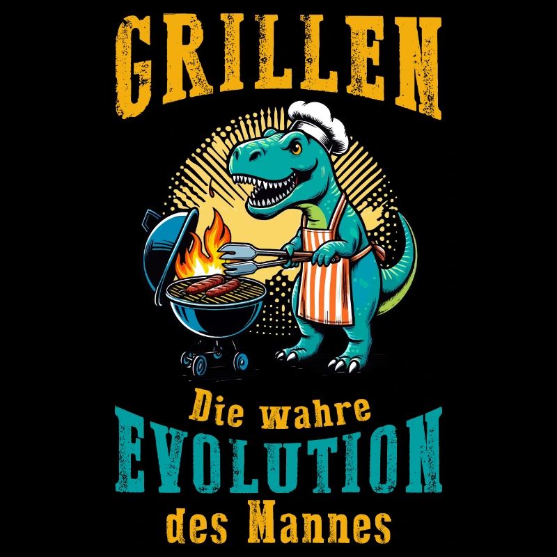 Grillen - Die wahre Evolution des Mannes | Shirt