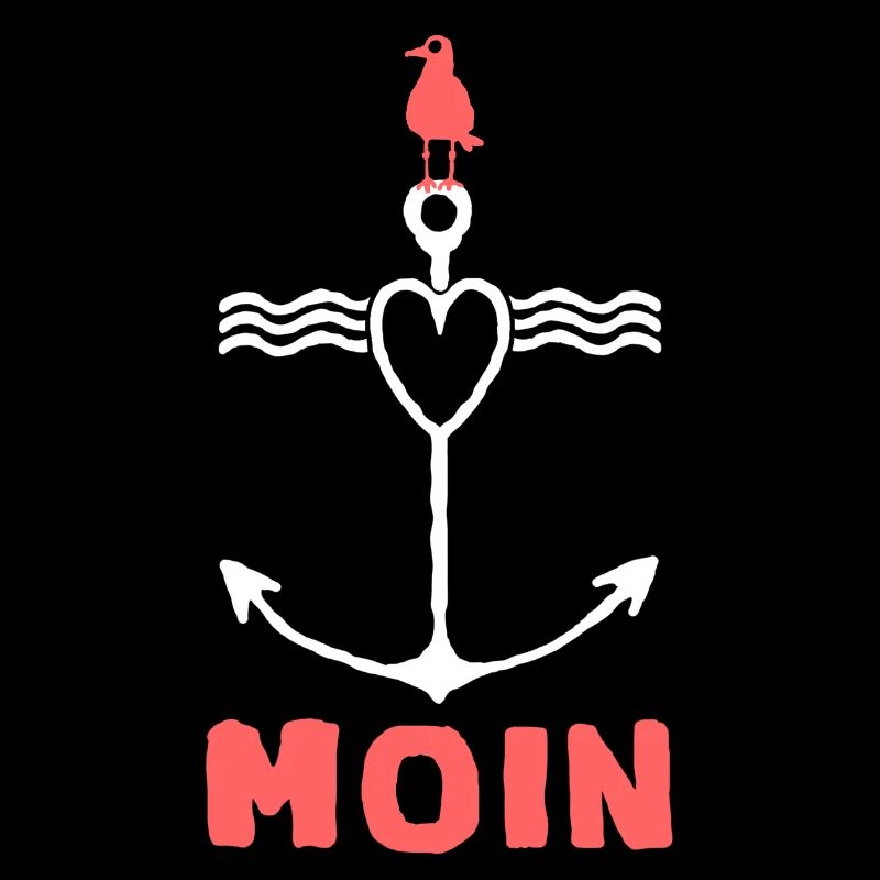 Möwe Anker Moin Möwe Maritime Motiv