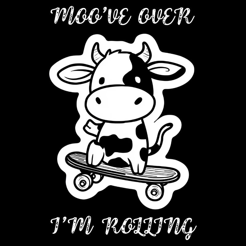 Moo've Over Skate Cow