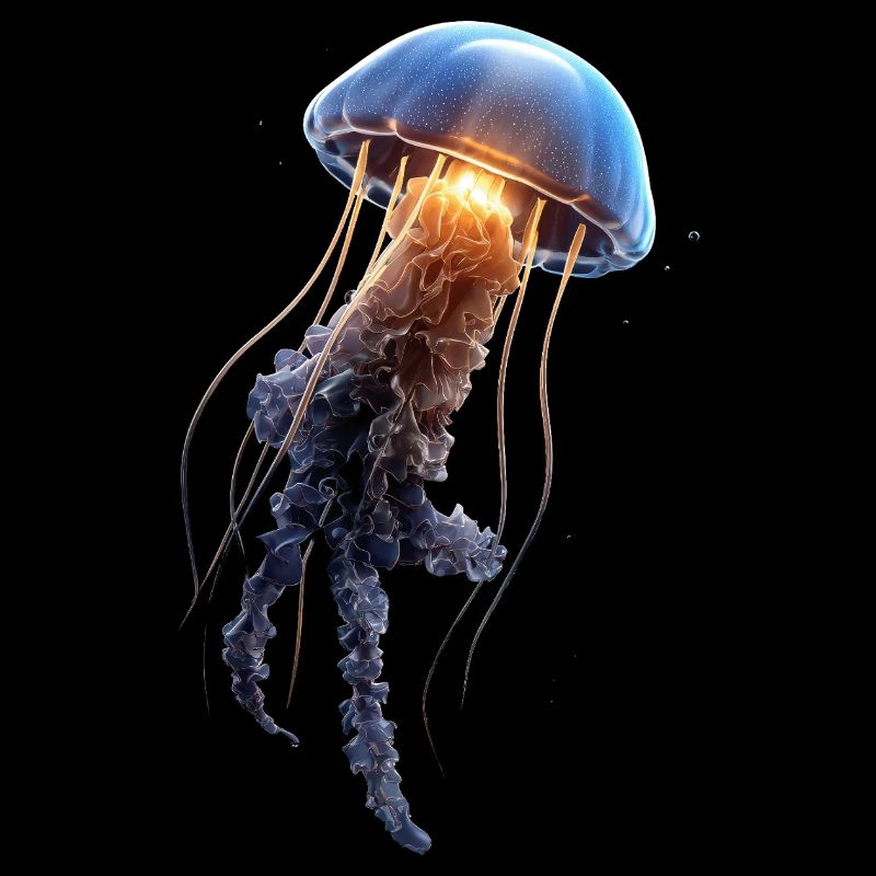 Méduse Méduse de feu Méduse Méduse mignonne