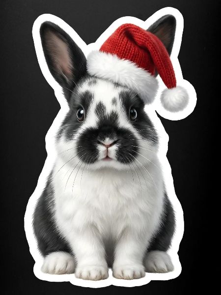 Bébé Lapin - Joyeux Noël