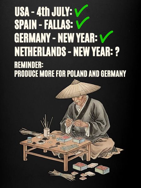 Vuurwerk pour les Pays-Bas