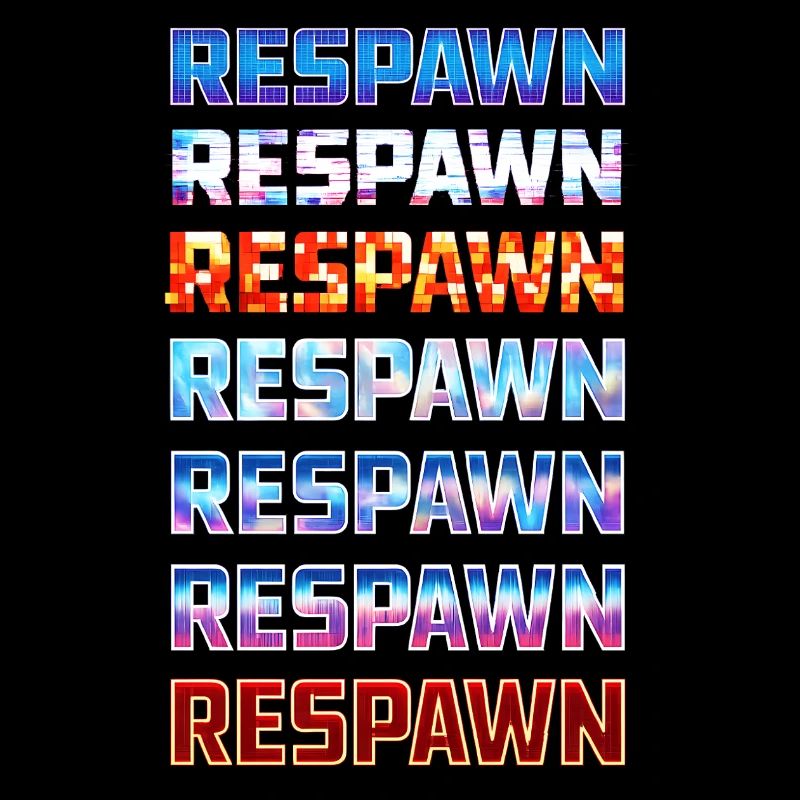 Respawn Neon Gradient Logo Style