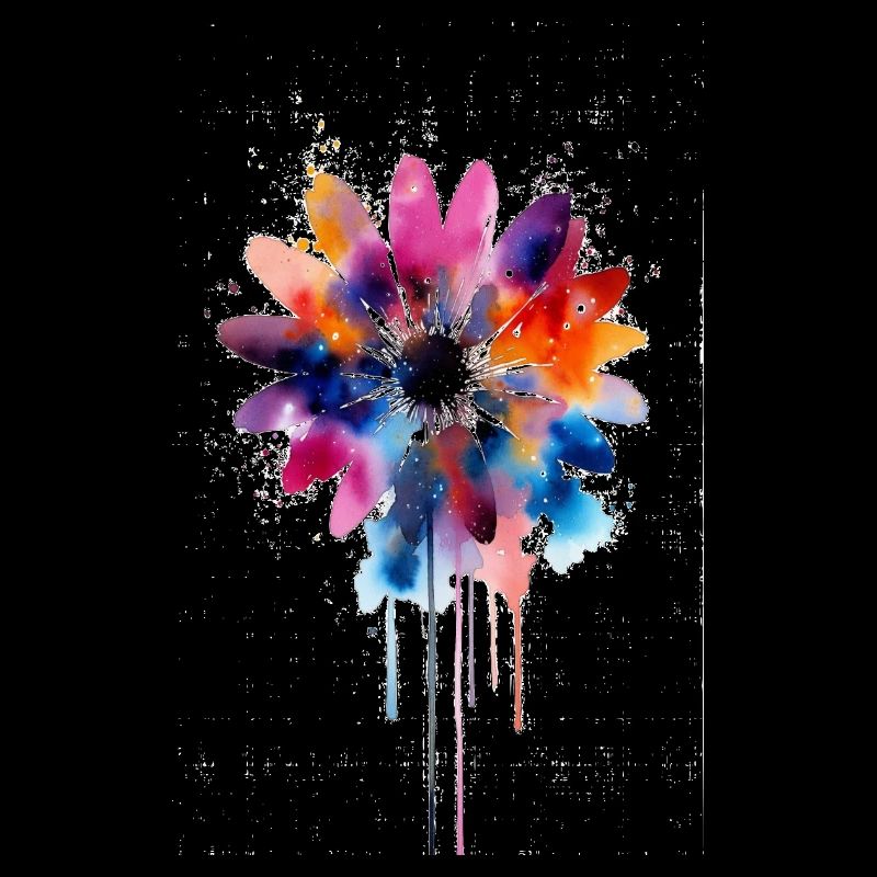 Aquarell-Gänseblümchen