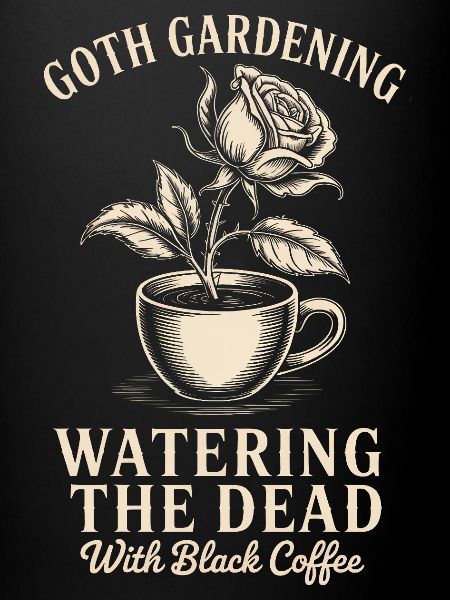 Gothic Garden Coffee Art