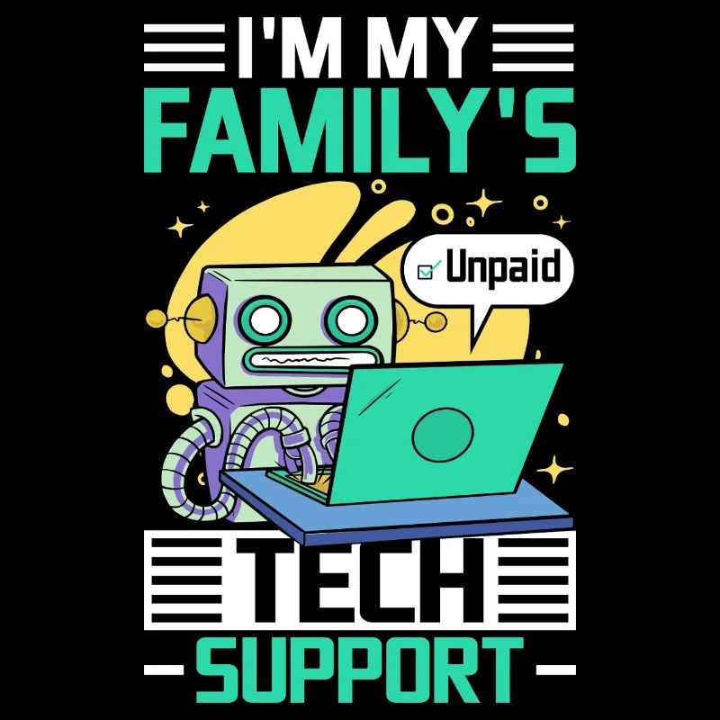 Robo de support technique familial