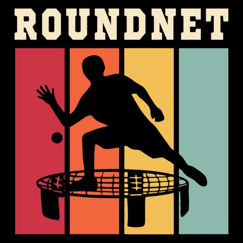 Roundnet Vintage with Roundnet Player