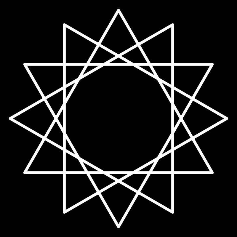 Étoile à douze branches