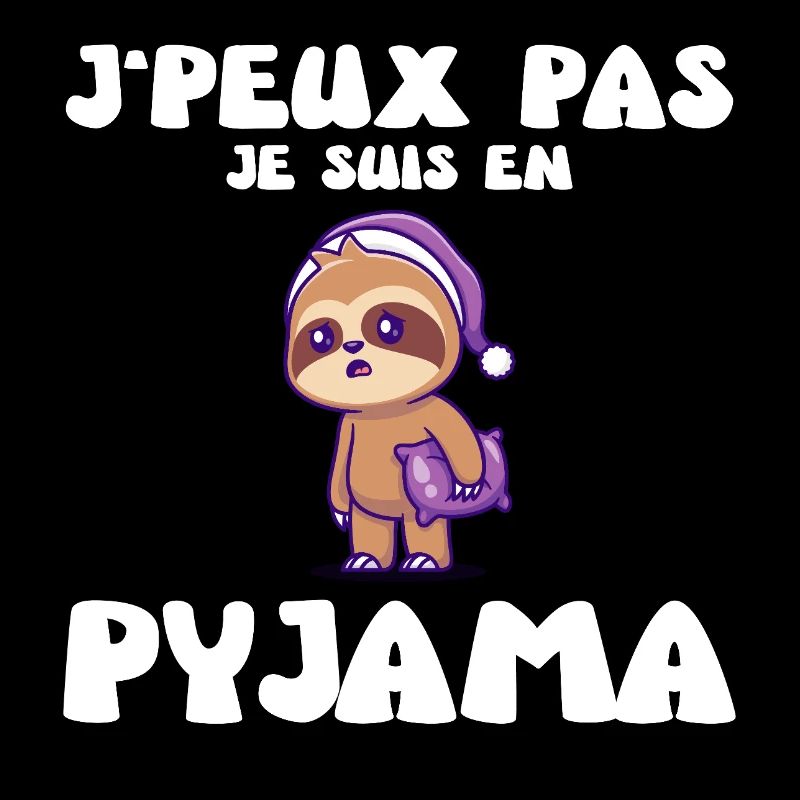 Ich kann nicht, ich bin im Pyjama mit Lazy
