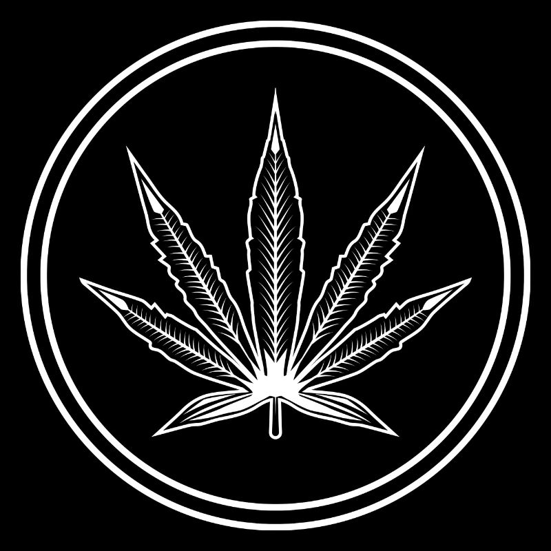 Hemp Leaf Icon Cannabis