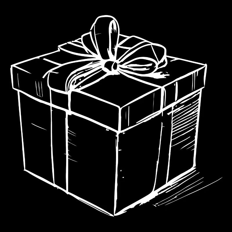 Geschenk Box Skizze