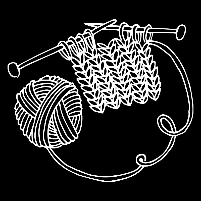 Knitting Handmade Sketch