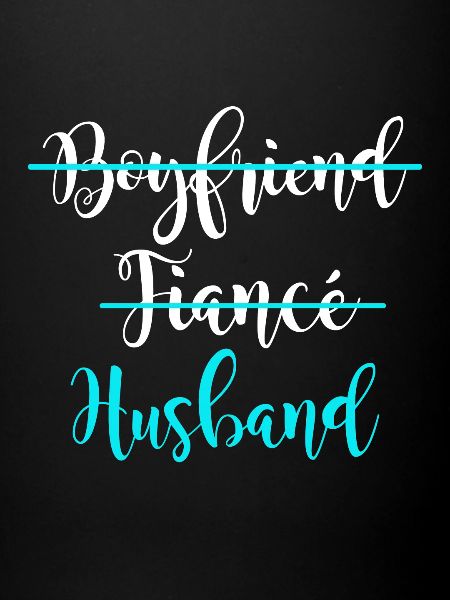 Mari fiancé petit ami