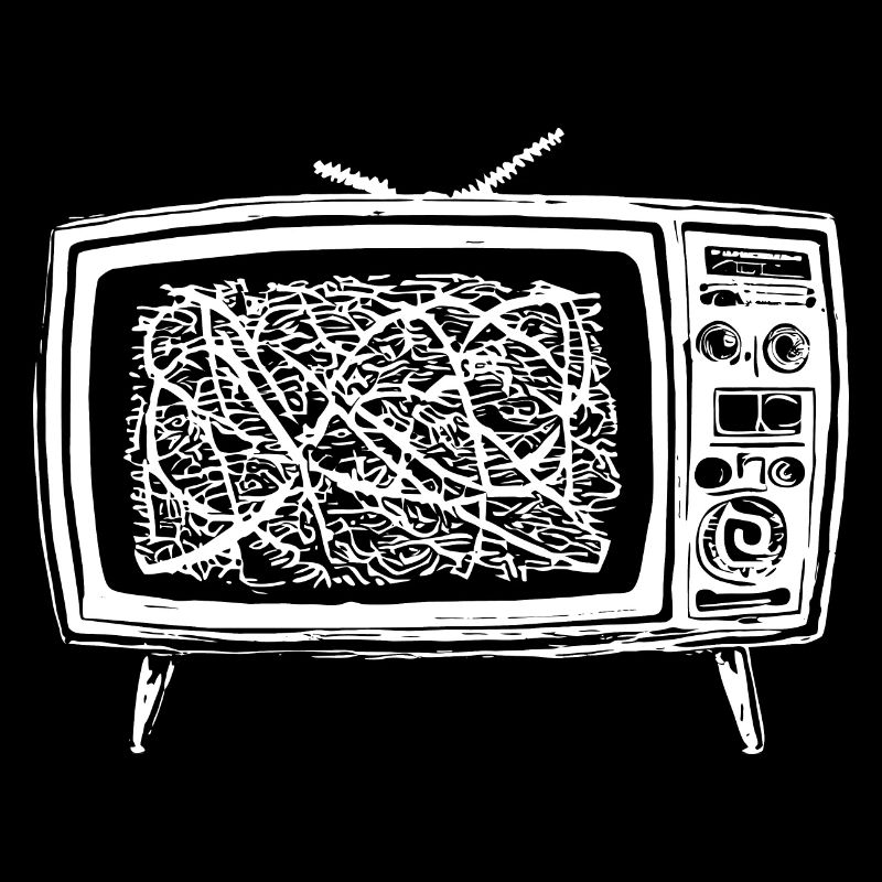 Interférence TV rétro