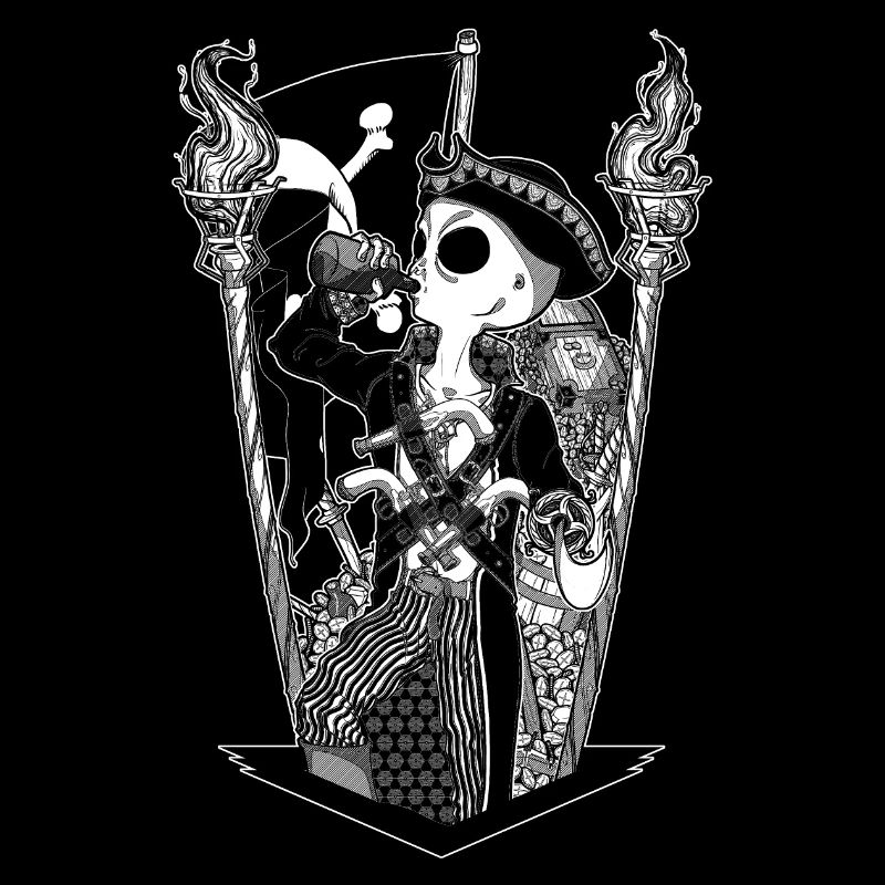 L’extraterrestre Edward Teach - Version noire