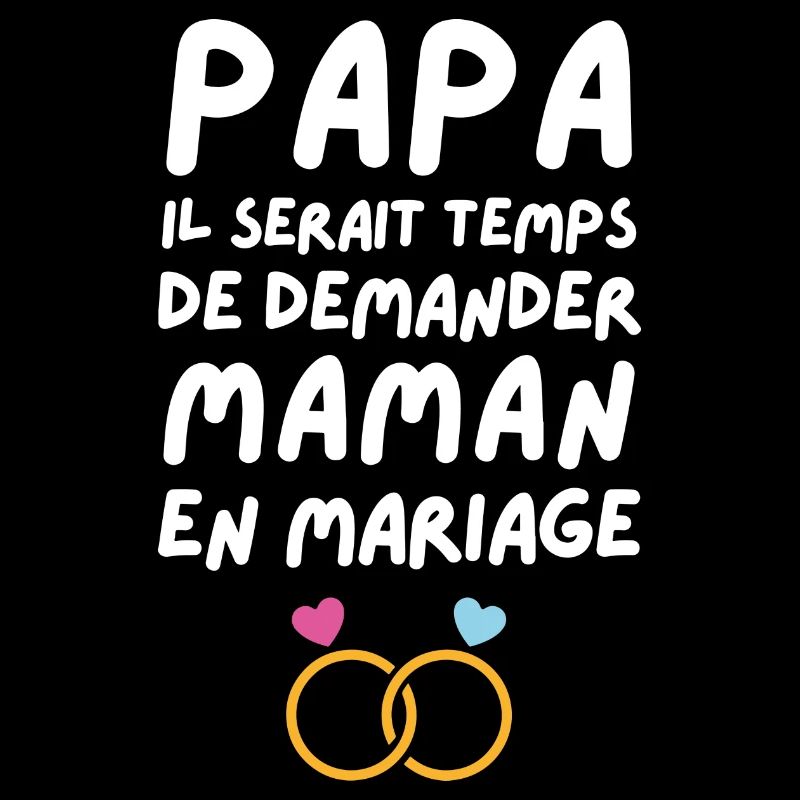 Papa demande en mariage maman