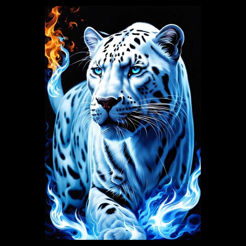 White Animals Leopard