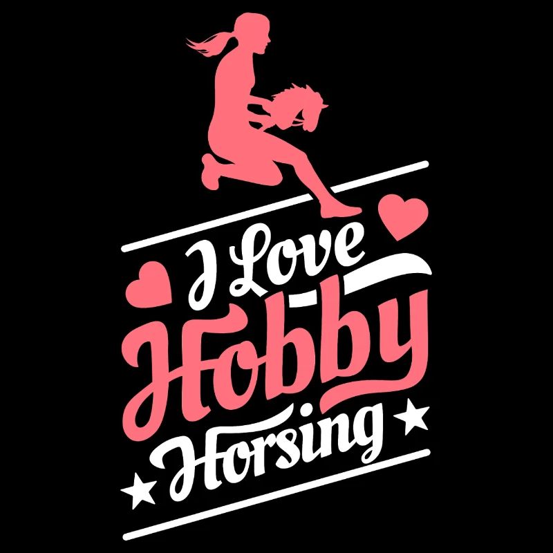 I Love Hobby Horsing - Herz - Hobby