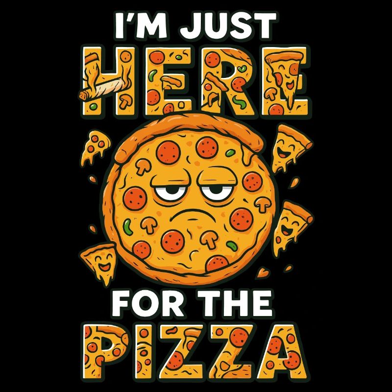 Only here for pizza