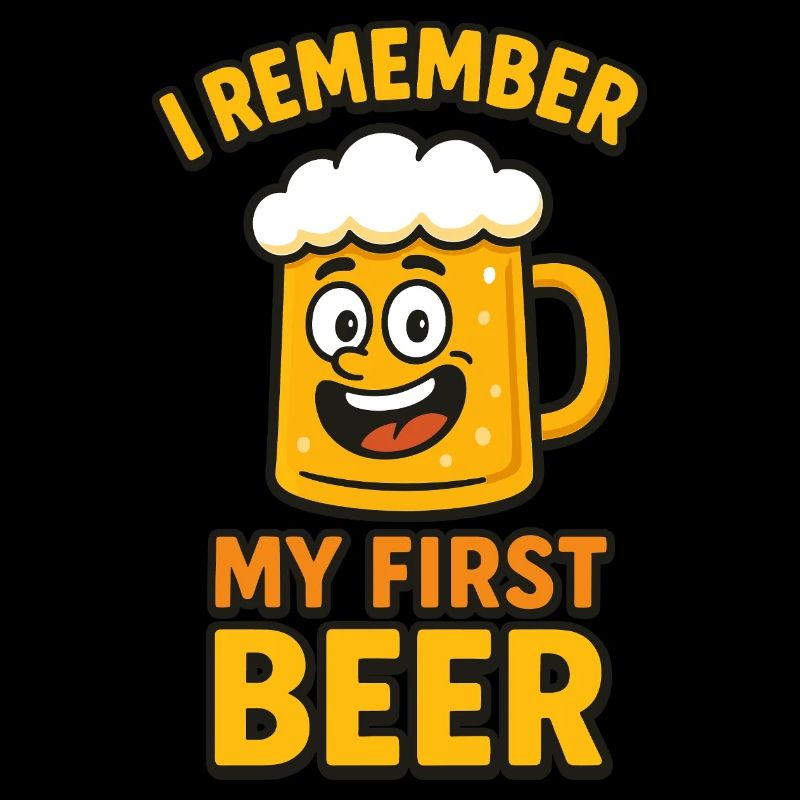 Funny Beer Mug - First Beer Memory