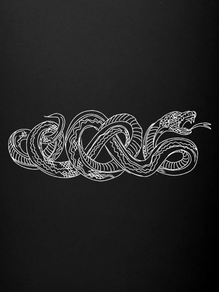 Snake Hand Drawn