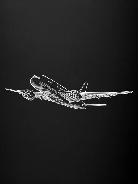 Airplane Sketch Passenger