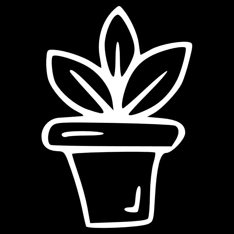 Plant drawing nature sketch white