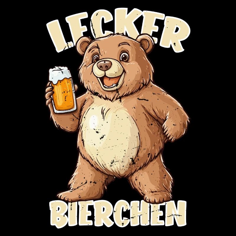 Lecker Bierchen X Bär Meme Bier lustiges
