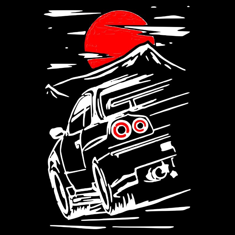 Skyline GTR R34 Illustration Turbo Boost Tuning