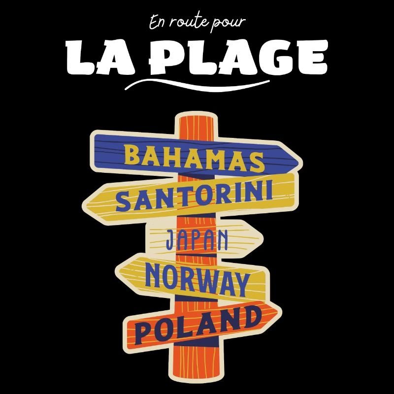 En route pour la plage