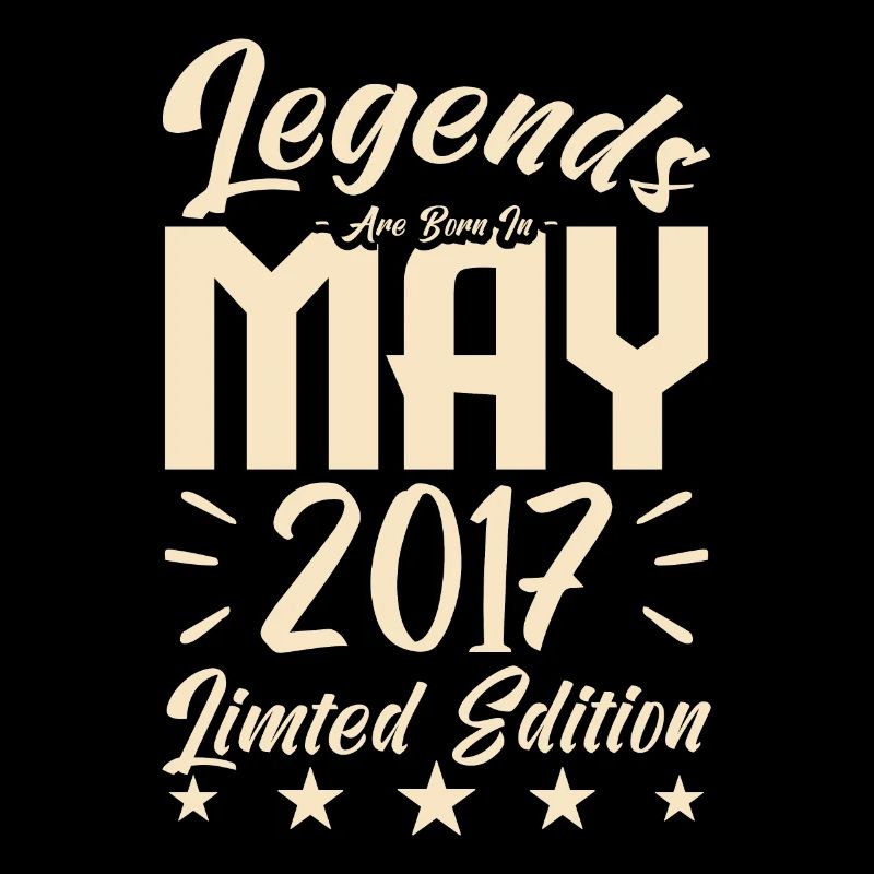 Geboren Mai 2017 Geburtstagsgeschenk 2017.